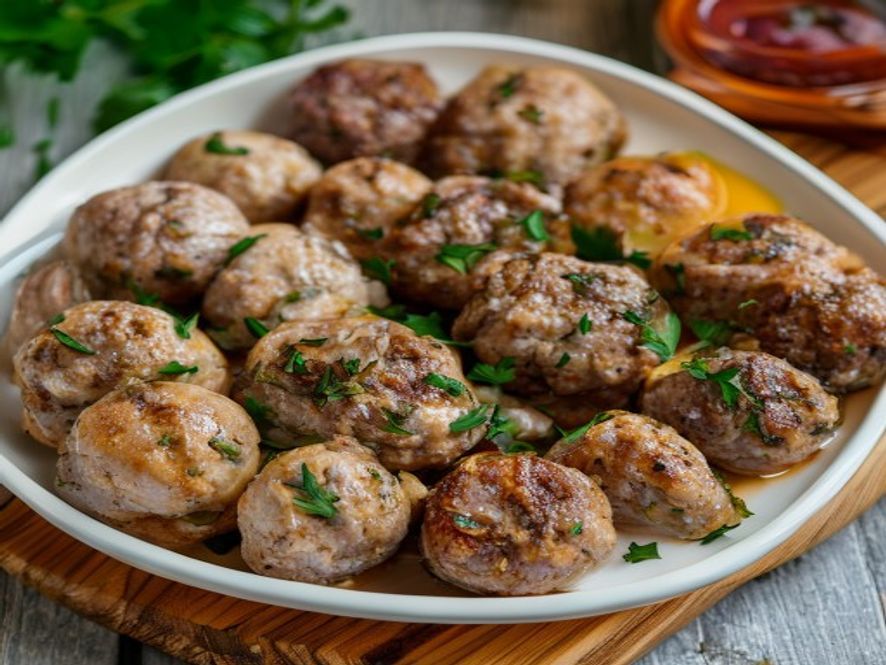 Gehaktballetjes voor de vleesfondue
