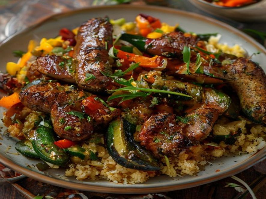 Merguez met couscous