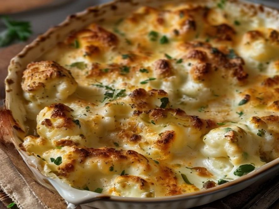 Bloemkoolgratin met kaas