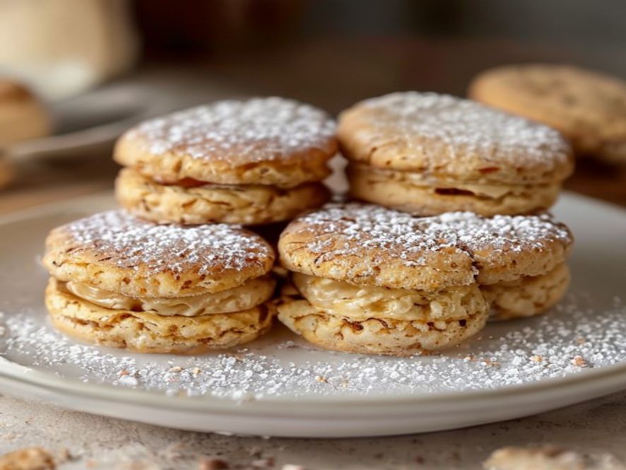 Argentijnse alfajores met dulce de leche