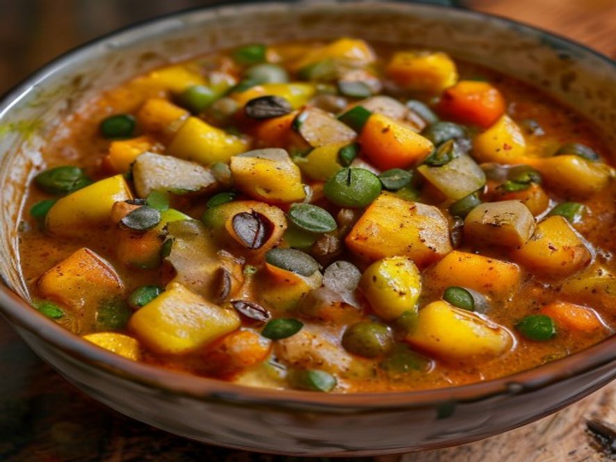 Aloo matar (aardappel-erwtencurry)