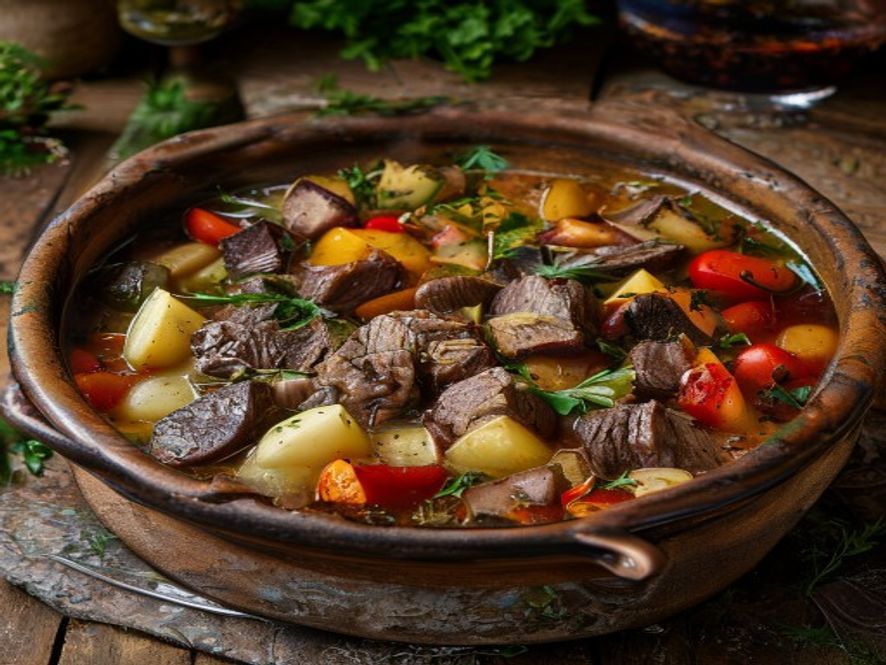 Bosanski lonac: Bosnische stoofpot uit de oven