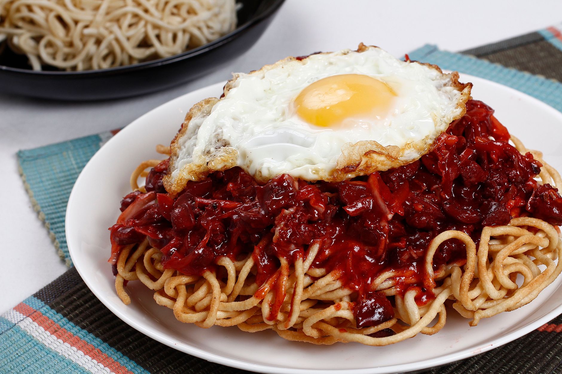 Bami goreng met varkensvlees