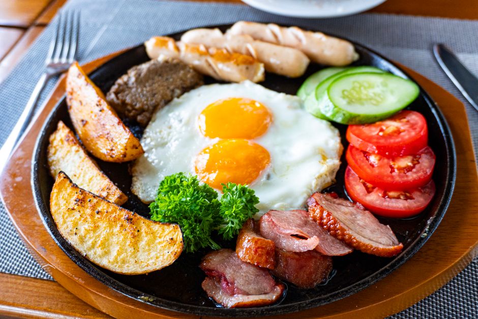 Boudin met appelmoes