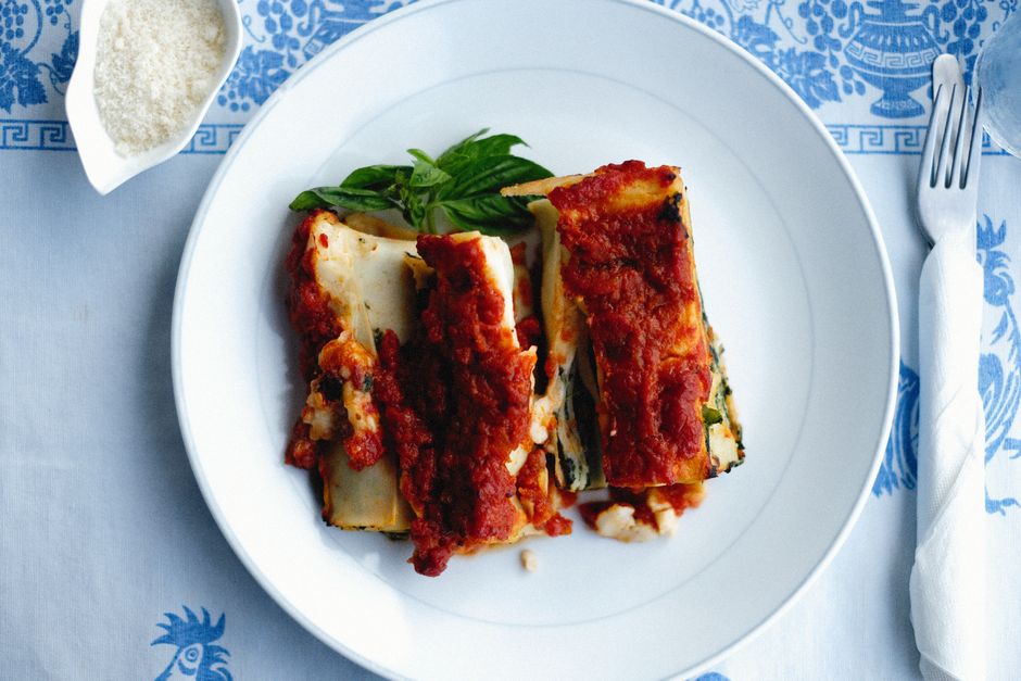 Cannelloni met ricotta en spinazie uit Emilia-Romagna