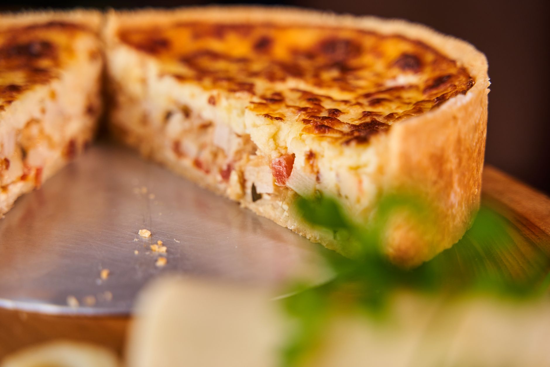 Champignonquiche met tijm