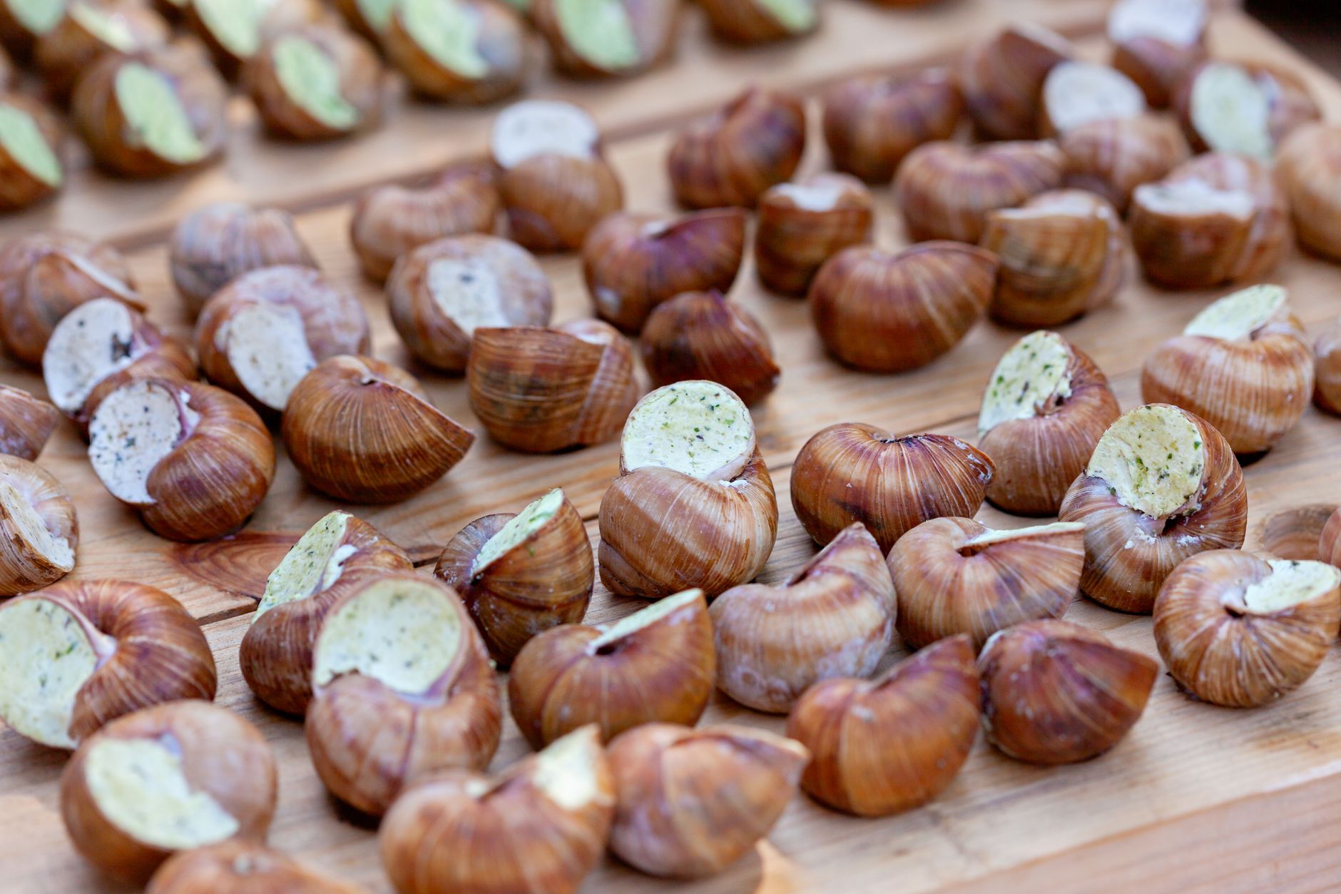 Escargots de Bourgogne (slakken met kruidenboter)