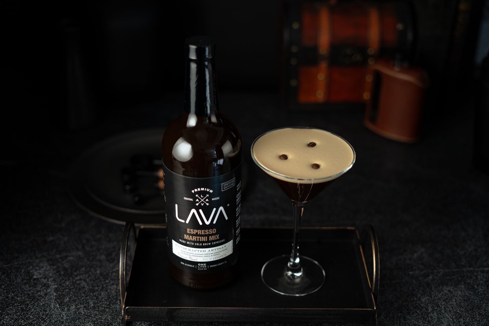 Espresso martini mocktail