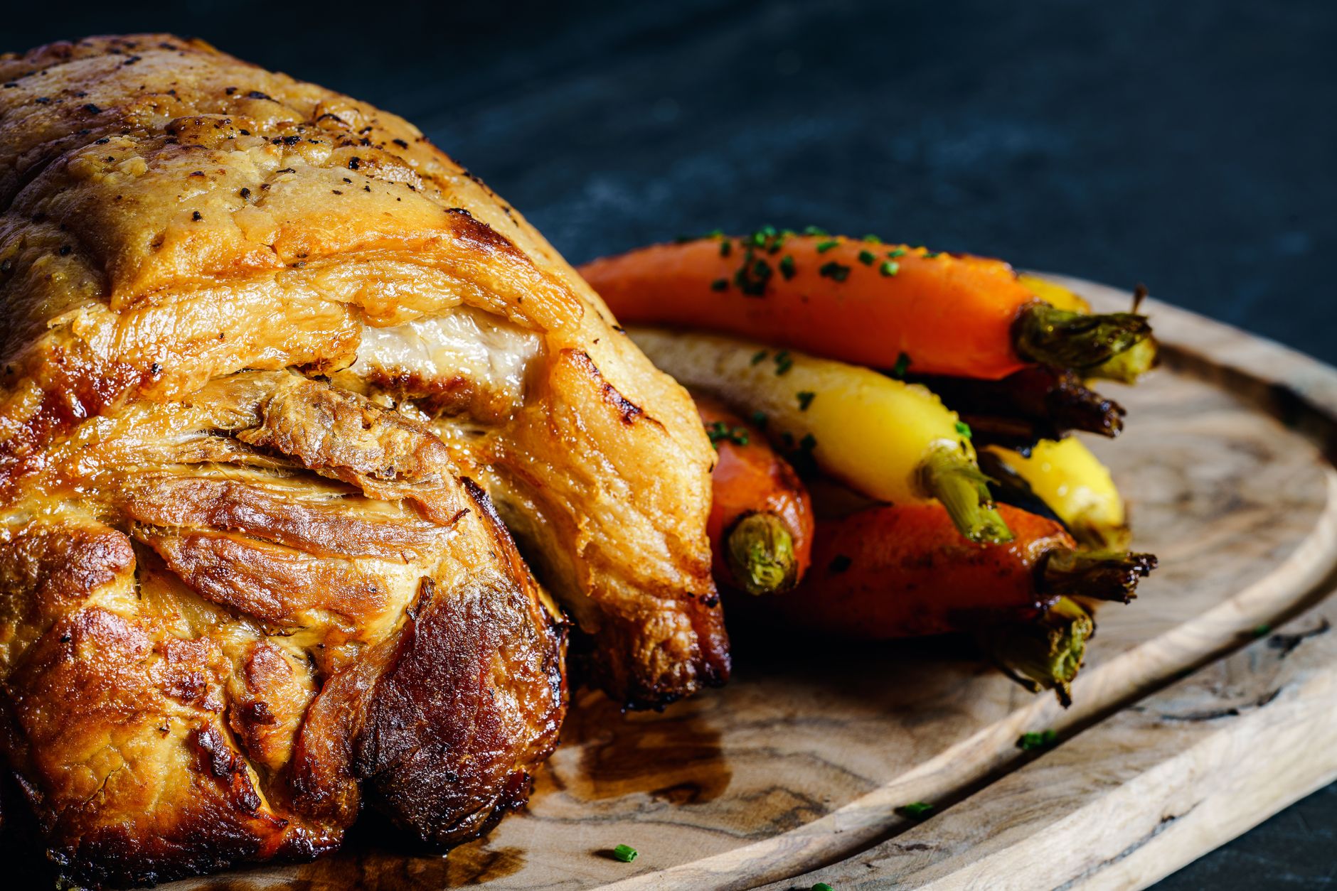 Varkensgebraad uit de oven