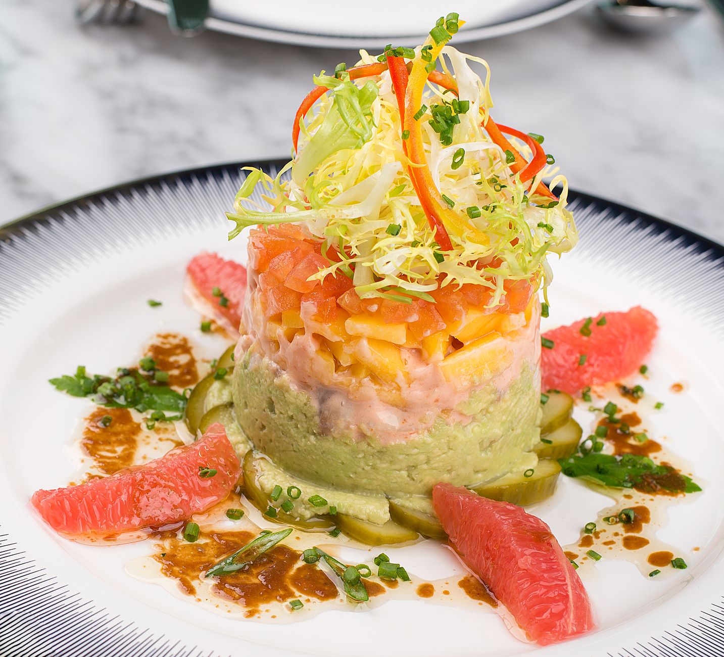Avocado-mango tartaar met limoen