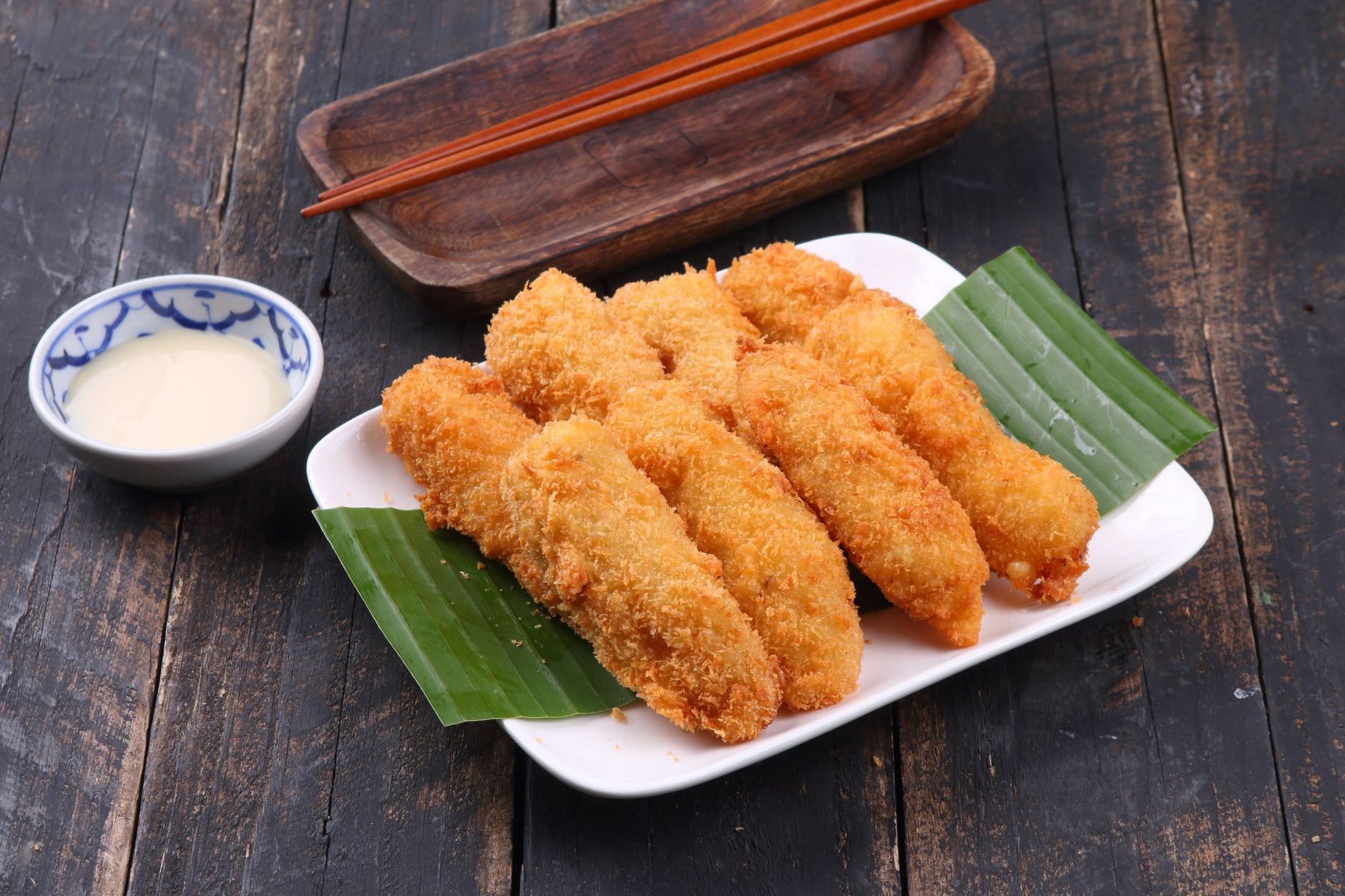 Pisang goreng (gebakken banaan)