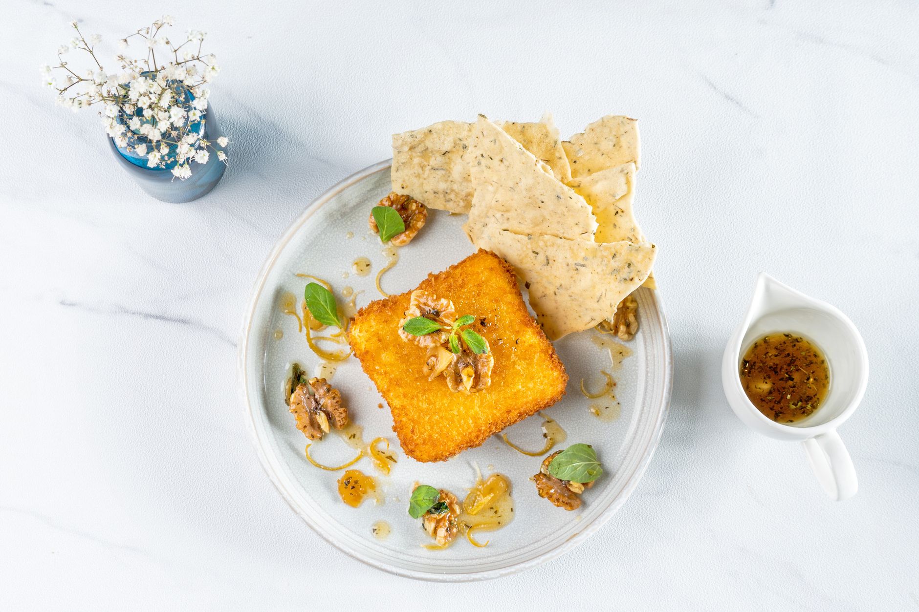 Saganaki: gebakken Griekse kaas