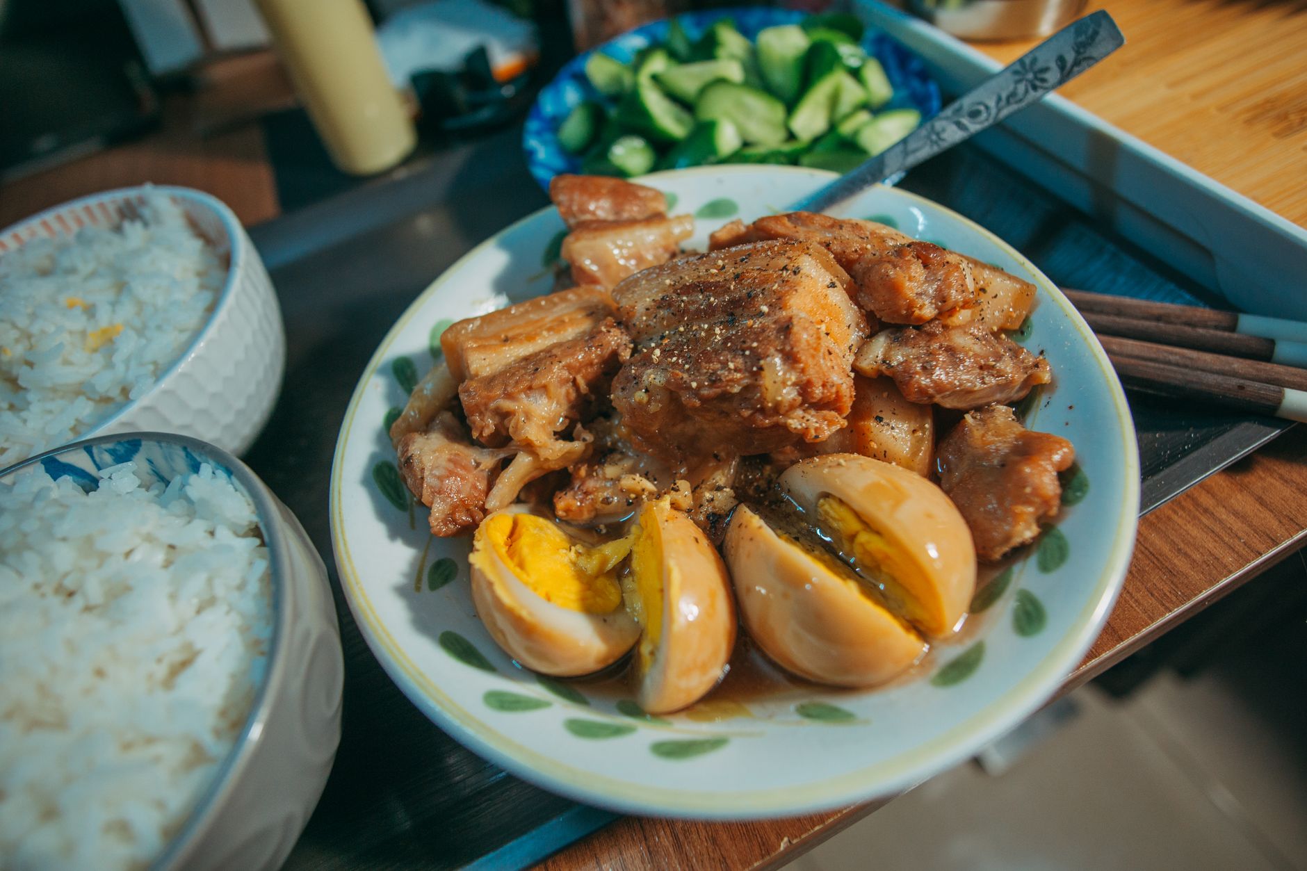 Filipijnse kip adobo