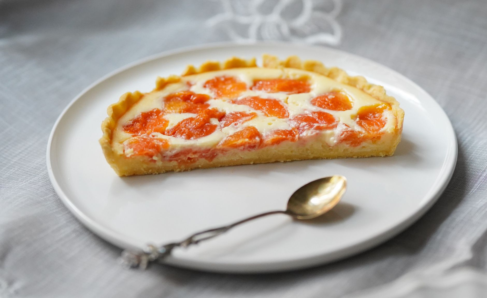 Vlaai met abrikozen
