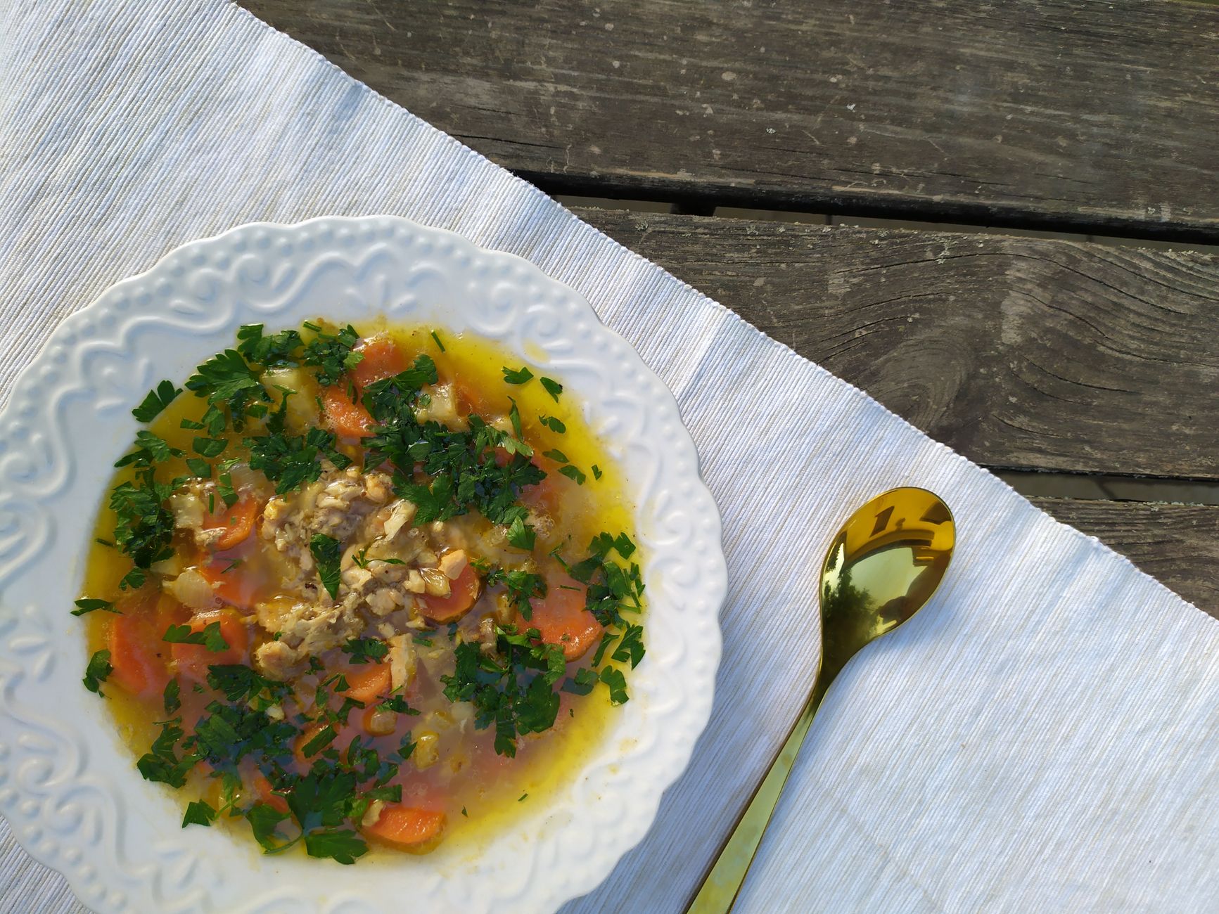 Scotch broth: Schotse gerstsoep met lam