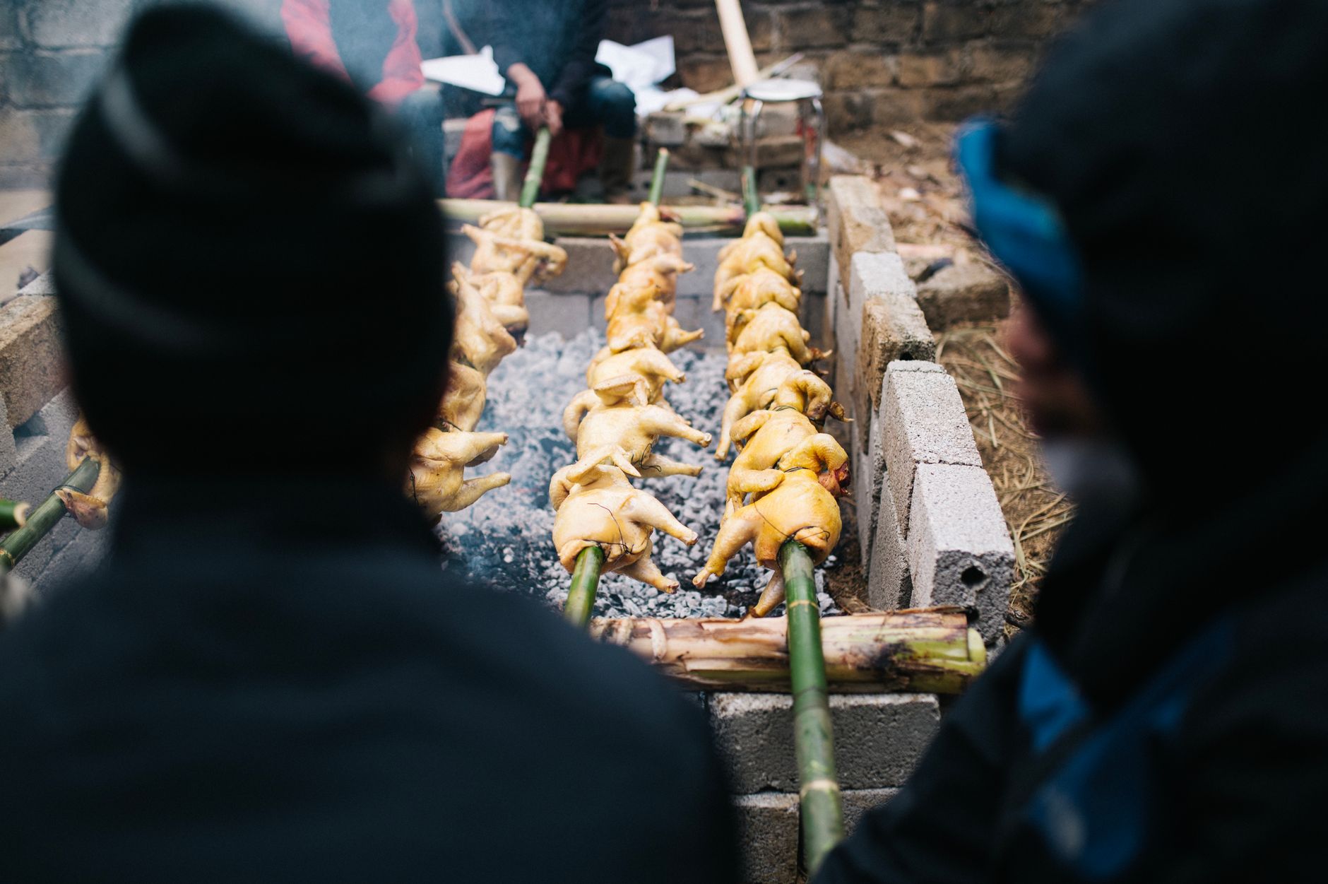 Gegrilde citroengraskip (Ga Nuong Sa)