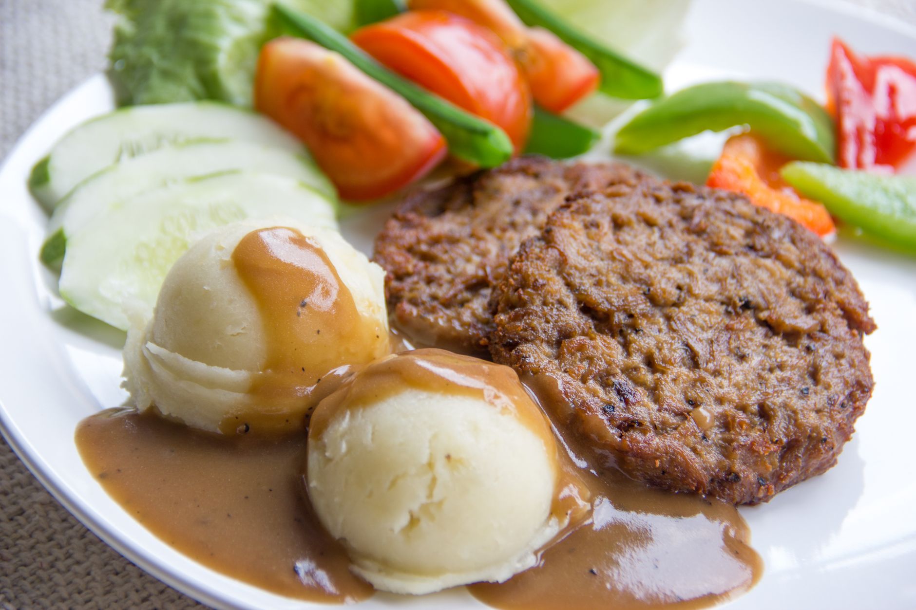 Groenteburger van zwarte bonen