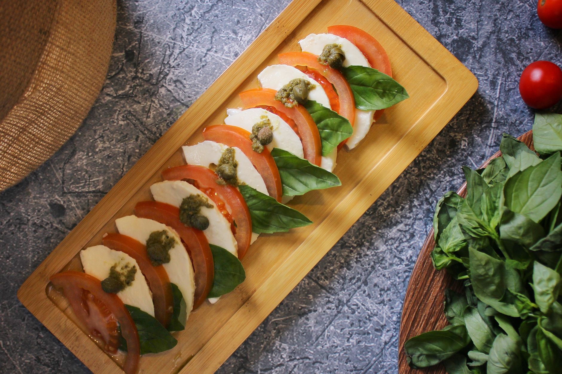 Kipfilet met mozzarella en tomaat