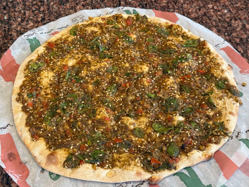 Manakish met za'atar