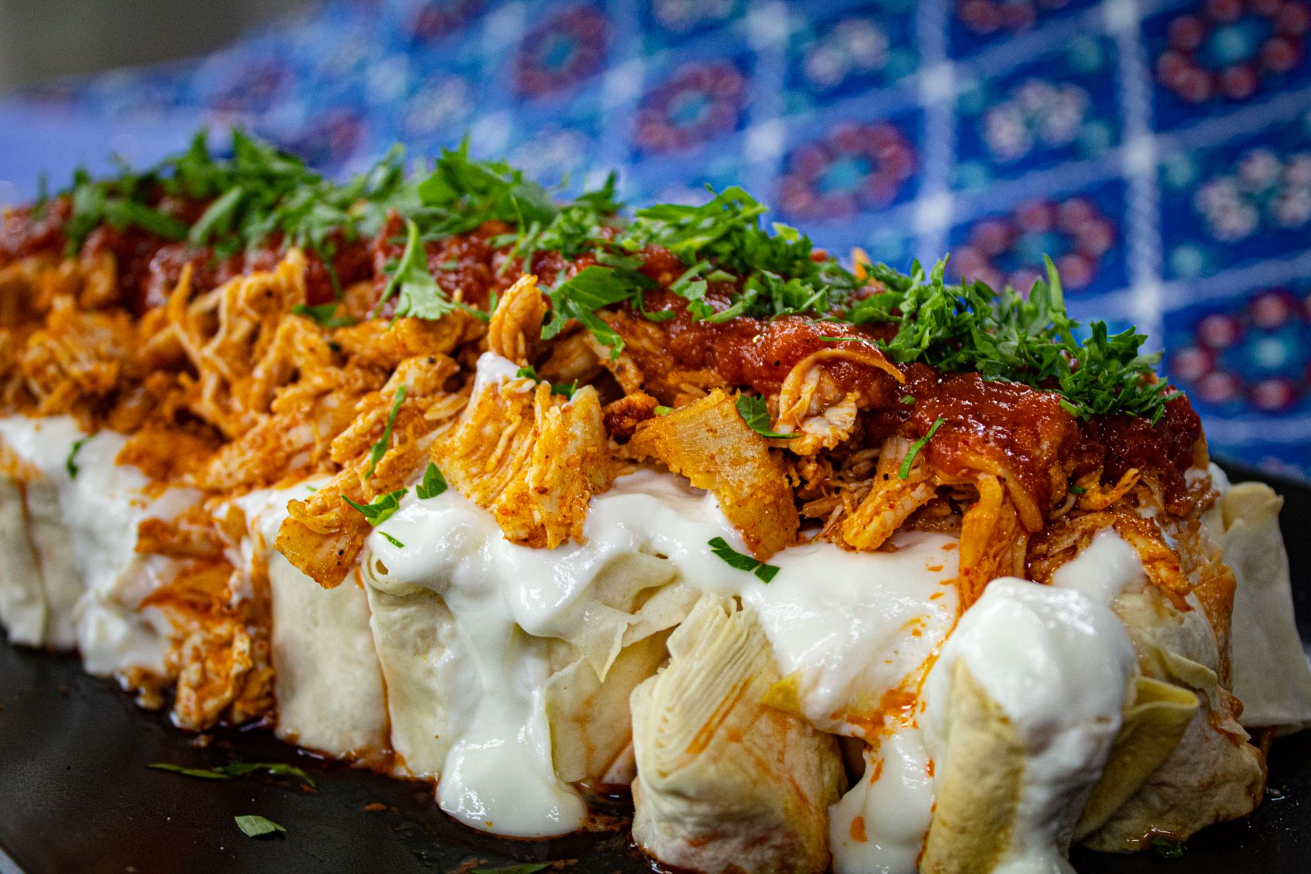 Mexicaanse flautas met kip