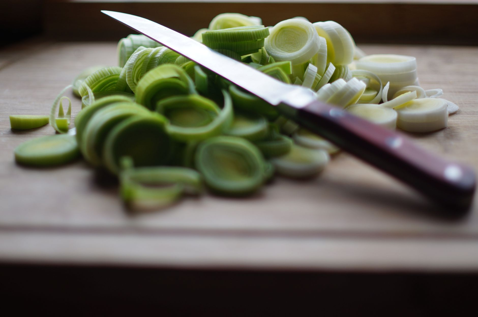 Poireaux vinaigrette (lauwe prei met vinaigrette)