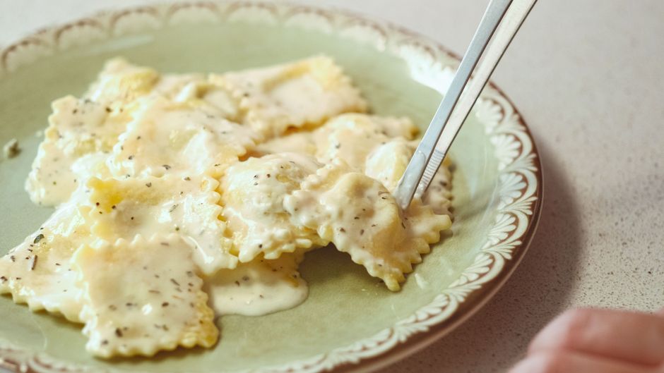Ravioli met salie en bruine boter