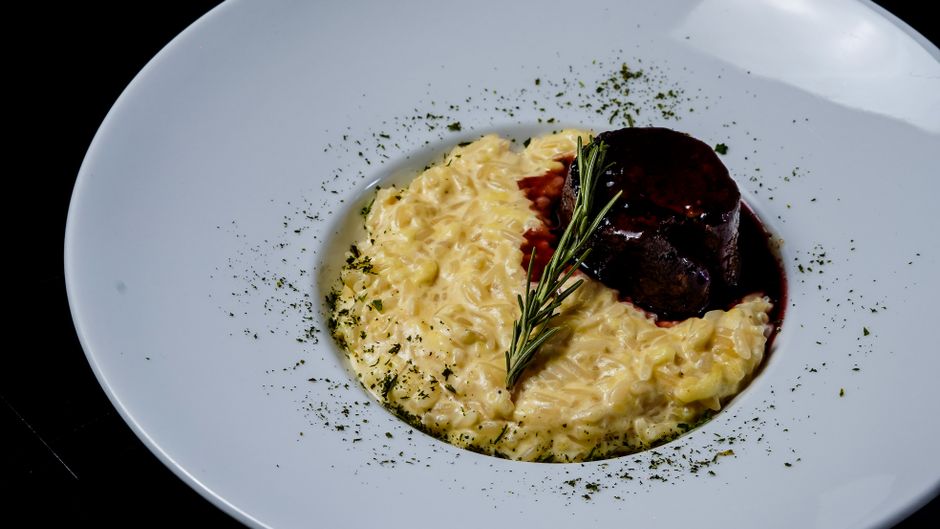 Risotto al radicchio e taleggio